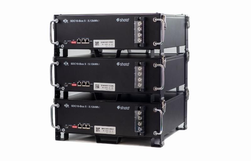Shoto Rackmount Lithium Solar Battery 51.2V 200Ah (10.24Kw) – High Capacity & Reliable Backup